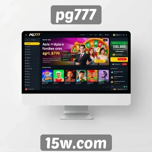 novo design do site pg777 foca na navegação intuitiva