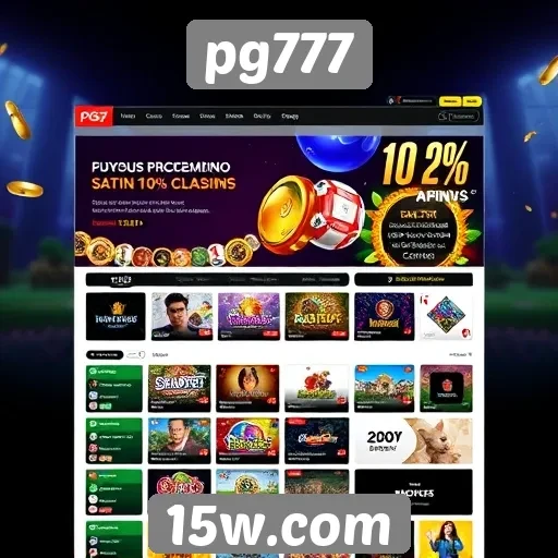 novidades no design do site pg777